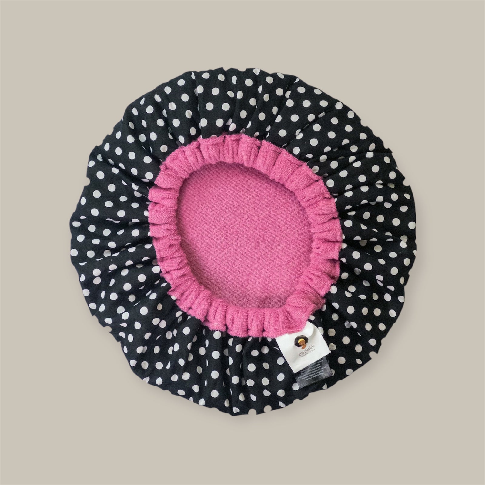 AD| Deep Conditioning Thermal Cap - Polka Dot